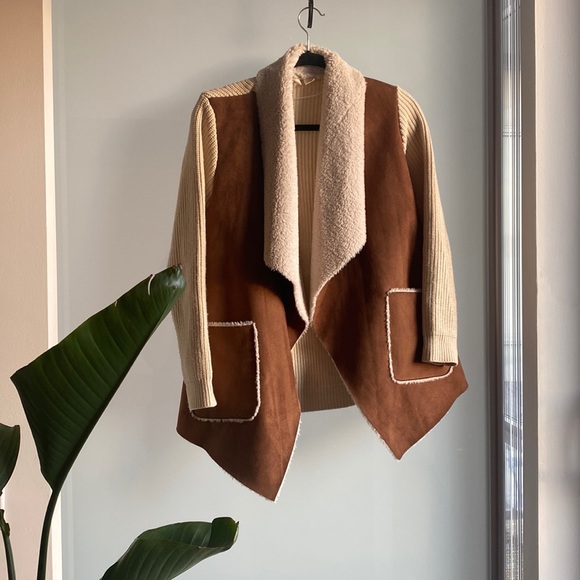 Anthropologie Sherpa sweater size XS (fits S) - Picture 1 of 2